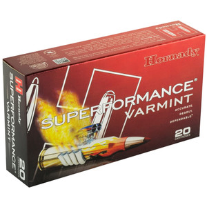 Hornady Superformance 22-250 50gr V-MAX Rifle Ammunition Hornady Superformance 22-250 50gr V-MAX Rifle Ammunition