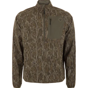 Men's Non Typical Lightweight Half Zip Sweater Pullover with Scent Control by Drake