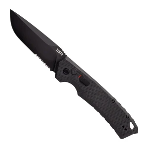 Black G-10 A3 Delta Mini 1.90" Blade Folding Knife by Tekto