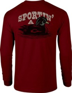 Sportin A Woodie Long Sleeve Tee by Drake Waterfowl Sportin A Woodie Long Sleeve Tee by Drake Waterfowl