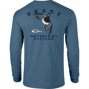 Men's Retro Ringneck Long Sleeve Graphic Tee Shirt by Drake