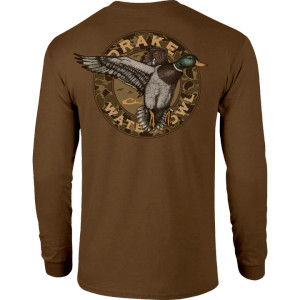 Circle Mallard Long Sleeve Tee by Drake Waterfowl Circle Mallard Long Sleeve Tee by Drake Waterfowl