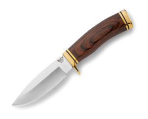 192 Vanguard Fix Blade in Walnut and Brass by Buck Knives 192 Vanguard Fix Blade in Walnut and Brass by Buck Knives