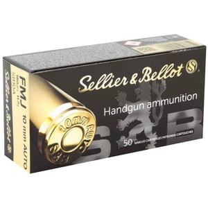 Sellier & Bellot 1,165 fps 10mm Auto 180 Grain Full Metal Jacket Handgun Ammunition