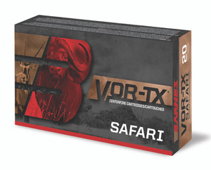 Barnes Bullets VOR-TX Safari, Banded Solid .470 Nitro Express 500 Grain, Rifle Ammunition - Box