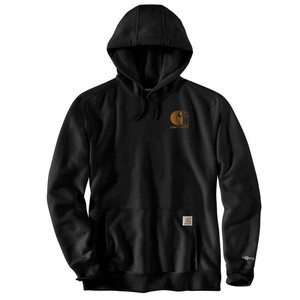 Men's Force Relaxed Fit Lightweight Long Sleeve Logo Graphic Hoodie by Carhartt