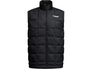 Men's Microdown Vest by Sitka - Sitka Black Front Men's Microdown Vest by Sitka - Sitka Black Front