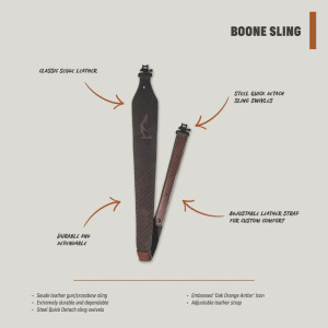 Boone Sling Leather w/Swivels by Half Rack Boone Sling Leather w/Swivels by Half Rack