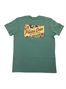 Traditions Camo Label Short-Sleeve T-Shirt by Prairie Oaks Waterfowl - Pine