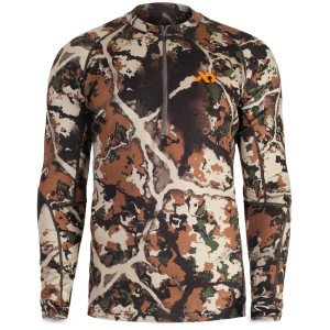 Men's Wick Quarter Zip Long Sleeve Shirt by First Lite