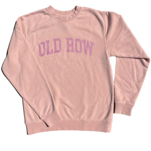 Old Row Pigment Dyed Premium Crewneck in Pink Old Row Pigment Dyed Premium Crewneck in Pink