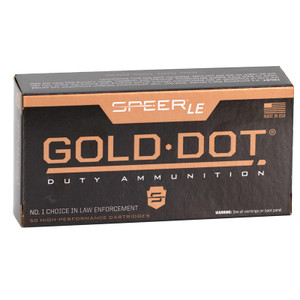 Speer Gold Dot 9mm Luger Ammunition 147 Grain Jacketed Hollow Point  Law Enforcement Handgun Ammunition Speer Gold Dot 9mm Luger Ammunition 147 Grain Jacketed Hollow Point  Law Enforcement Handgun Ammunition