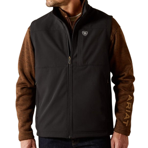 Men's Black Vernon Softshell Vest by Ariat