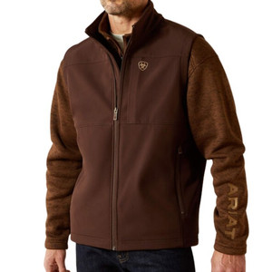Men's Vernon Softshell Vest in Coffee Bean by Ariat Men's Vernon Softshell Vest in Coffee Bean by Ariat