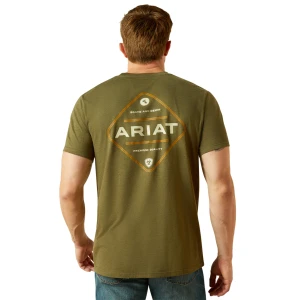 Men's Roped Diamond Short Sleeve Graphic Tee Shirt by Ariat