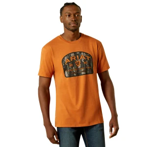 Men's Underlands Camo Badge Short Sleeve Graphic Tee Shirt by Ariat