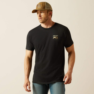 Ariat Gramps Tractor Short Sleeve in Black