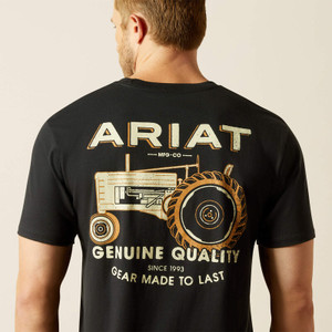 Ariat Gramps Tractor Short Sleeve in Black