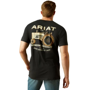 Men's Gramps Tractor Short Sleeve Black Graphic Tee Shirt by Ariat