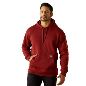 Men's Rebar Graphic Brown & Clay Hoodie by Ariat