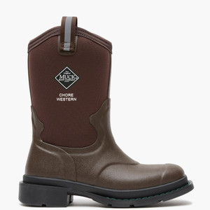 Big Kids Brown Chore Western Boot by Muck Big Kids Brown Chore Western Boot by Muck