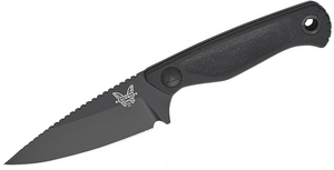 Dacian Black Micarta Fixed Blade Knife by Benchmade Dacian Black Micarta Fixed Blade Knife by Benchmade