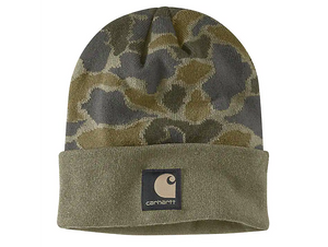 Knit Cuffed Vintage Camo Beanie by Carhartt Knit Cuffed Vintage Camo Beanie by Carhartt