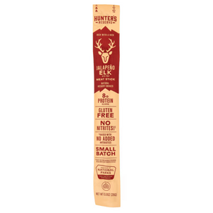 Elk Jalapeno 9 oz. Trail Meat Stick by Hunter's Reserve Elk Jalapeno 9 oz. Trail Meat Stick by Hunter's Reserve