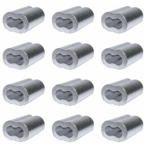 1 Dozen Aluminum Ferrules/Crimps from Heyday 1 Dozen Aluminum Ferrules/Crimps from Heyday