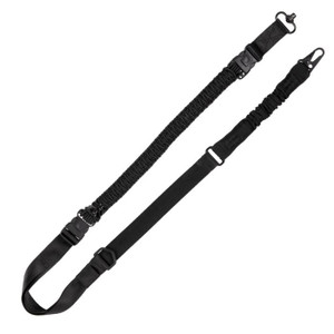 Tac-Six Citadel Single & Double-Point Paracord Sling with QD Swivel in Black by Allen Company Tac-Six Citadel Single & Double-Point Paracord Sling with QD Swivel in Black by Allen Company