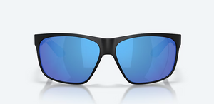 Trades Matte Black Sunglasses with 580G Blue Mirror Polarized Glass lenses by Costa Del Mar Trades Matte Black Sunglasses with 580G Blue Mirror Polarized Glass lenses by Costa Del Mar