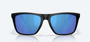 Mainsail XL Matte Black Sunglasses with 580G Blue Mirror Polarized Glass lenses by Costa Del Mar Mainsail XL Matte Black Sunglasses with 580G Blue Mirror Polarized Glass lenses by Costa Del Mar