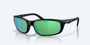 Brine II Matte Black Sunglasses 580g w/Green Polarized Glass lenses by Costa Del Mar Brine II Matte Black Sunglasses 580g w/Green Polarized Glass lenses by Costa Del Mar