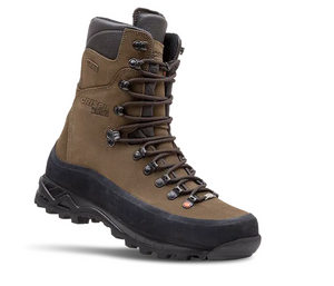 Crispi Guide Non-Insulated Lace-Up Hunting Boot in Brown Nubuck Leather with GORE-TEX Lining and Vibram Sole for Bear Season and Backcountry Pursuits Crispi Guide Non-Insulated Lace-Up Hunting Boot in Brown Nubuck Leather with GORE-TEX Lining and Vibram Sole for Bear Season and Backcountry Pursuits