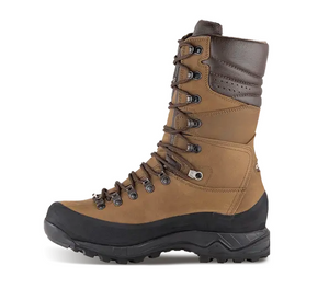 Crispi Hunter Lace-Up Insulated Hunting Boot in Brown Nubuck Leather with GORE-TEX Insulation and Vibram Sole for Big-Game and Cold-Weather Pursuits Crispi Hunter Lace-Up Insulated Hunting Boot in Brown Nubuck Leather with GORE-TEX Insulation and Vibram Sole for Big-Game and Cold-Weather Pursuits