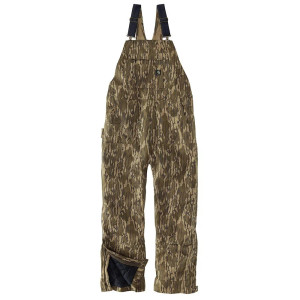 Men's Bottomland Rugged Flex Duck Loose Fit Insulated Bib Overalls by Carhartt
