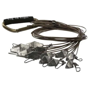 6 Pack 72" 8 oz Xtreme Coated Cable Decoy Anchors by Rig Em Right