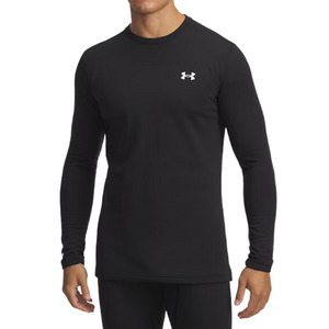 Men's Black Long Sleeve Crew Baselayer 3.0 by Under Armour