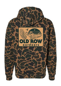 Men's Old Row Badge Duck Camo Pullover Hoodie by Old Row