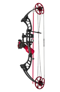 Runner EVW LH50 Black and Red Bowfishing Bow Kit by Cajun
