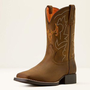 Youth Deer Ridge Square Toe Western Boot by Ariat