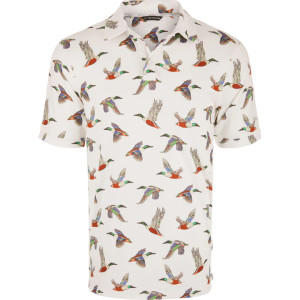 Men's Flying Spoonie Pattern Short Sleeve Polo Shirt by Drake