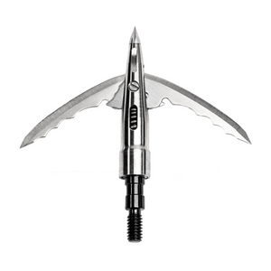 3 Pack 2.3 Inch 125 Grain 2 Blade Titanium Beast Mechanical Broadheads by Bowmar