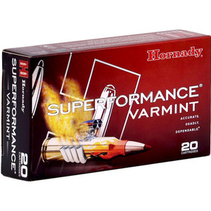Hornady Superformance Varmint 3,540 fps 243 Winchester Super Short Magnum 75 Grain V-Max Rifle Ammunition