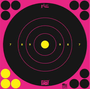 Splatter Shot 8" Pink Bullseye by Pro-Shot
