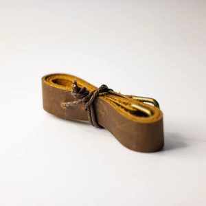 Minimalist Leather Turkey Tote by Rolling Thunder