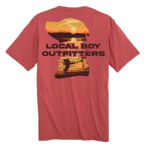 Men's Lab and Lake Short Sleeve Graphic Tee Shirt by Local Boy