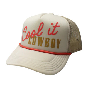 Local Girl's Cool It Cowboy Foam Trucker Hat by Local Boy