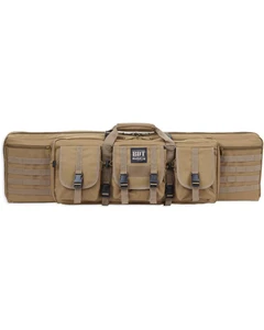 36 Inch Tan Deluxe Single Tactical Soft Rifle Case by Bulldog