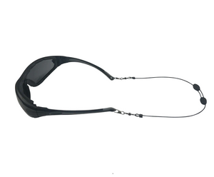 14 Inch Black Adjustable Clipz End Sunglass Cable by Cablz